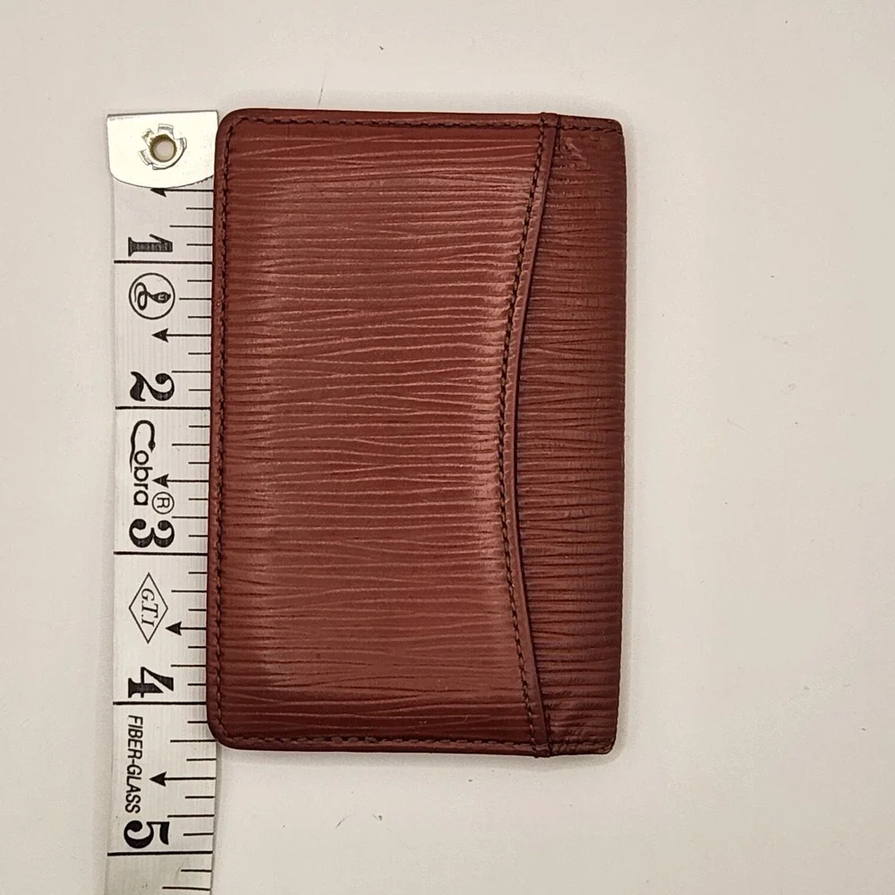 Louis Vuitton Epi Leather Pocket Organizer Kenyan Fawn Wallet Card Case Spain